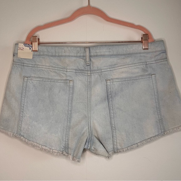 Pilcro Anthropologie Denim Micro Shorts Size 32 NWT - Picture 4 of 11
